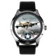 USAAF B-17 Flying Fortress Rare WW-II Aviation Art Wrist Watch