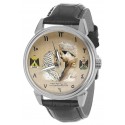 Saddam Hussein & Yasser Arafat Vintage Palestine-Iraqi Baath Party Arab Unity Art Collectible Wrist Watch