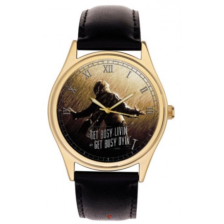The Shawshank Redemption. Vintage Hollywood Cult Art Collectible 40 mm Brass Wrist Watch
