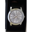 Classic White Dial Radian Math Pi Circle Trigonometry Mathematics Art Wrist Watch
