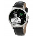 Muammur Gaddafi Vintage Islámico Verde Nacionalismo Libio Arte Reloj de pulsera coleccionable