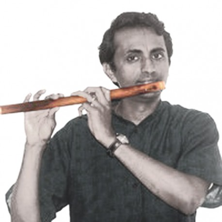 13" CARNATIC BANSURI BAMBOO FLUTE VENU PULANGOIL. EASY TO PLAY TUNEMAKER