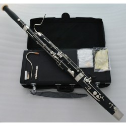 Short Hand Bassoon C key, Cupronickel Bocal Leather Case. Professional Artiste Series