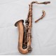 C Melody Saxophone High F# Sax Straight in Red Antique Color + Curved Neck with Case