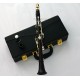 Grenadilla Ebony Wooden Eb Piccolo Soprano Clarinet Italian pads With Case