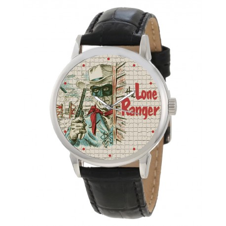 Lone Ranger & Tonto - Vintage 1950s Western TV Show Solid Brass Wrist Watch