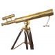 18-Inch Gilbert London Astro-Griffiths Double Telescope Brass Harbormaster on 3' Tripod