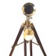 18-Inch Gilbert London Astro-Griffiths Double Telescope Brass Harbormaster on 3' Tripod