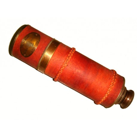 SPYGLASS BRASS TELESCOPE 28", IN ROSEWOOD CASE