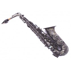 Black & Gold Eb Alto Saxophone, Gorgeous Duchess Colour. 