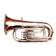 Superbrass Eb Bass TUBA. Traditional British Band Design. 3/4 Size. Chromed Brass. Great Projection.