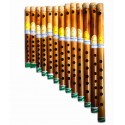 13-Piece Bansuri Flute Set. Full Range. Ultra-Thick Bamboo Wood. Artiste-Grade.