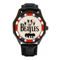 The Beatles. The British Invasion, Union Jack Art Solid Brass Collectible Watch