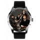 The Beatles, Classic Portrait Art Coleccionable Rectangular Solid Brass Tank Reloj de pulsera