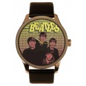 The Beatles Beautiful Yellow Patterned Dial Solid Brass Collectible Watch. Gold