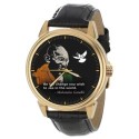 Mahatma Gandhi Tribute Watch - Iconic Indian Leader, Peaceful Resistance, Historic Figure, Cultural Legacy, Inspirational Timepiece
