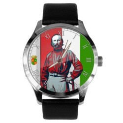 Giuseppe Garibaldi Commemorative Watch - Italian National Hero, Unification of Italy, Historic Figure, Patriotic Timepiece